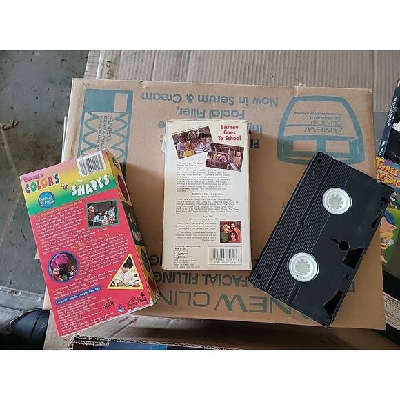 Barney Colors & Shapes VHS Plus 2 More! - Picture 2 of 2